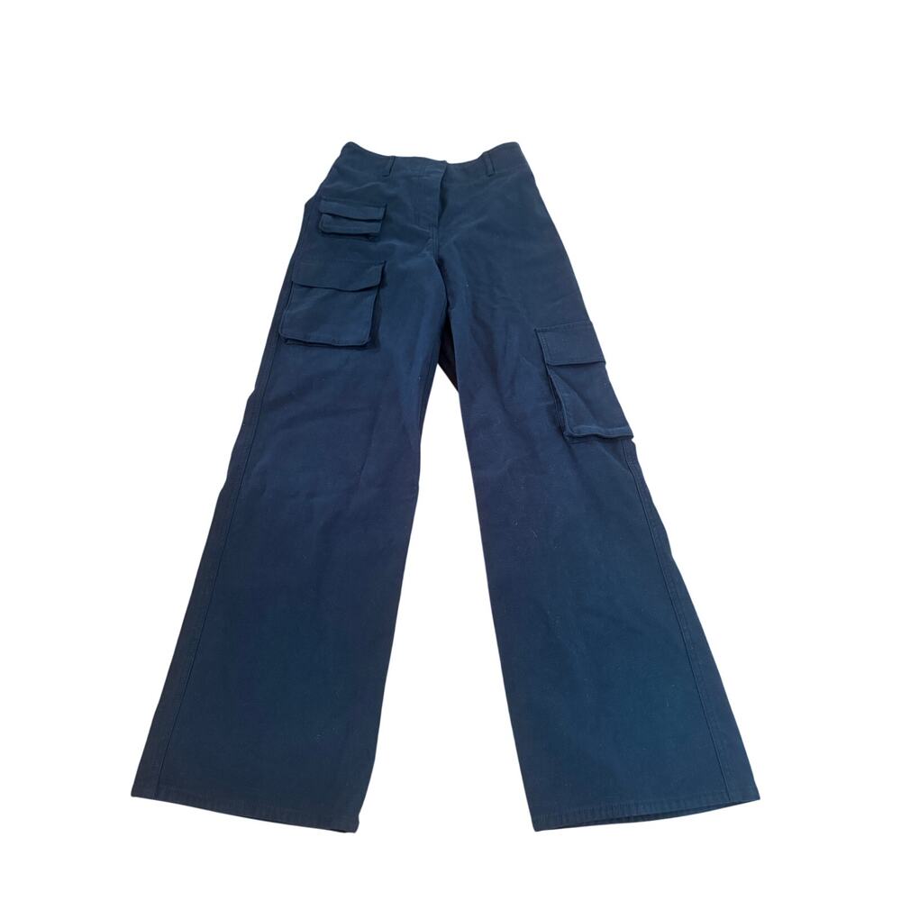 Wilfred Free Black Cargo-Style Flannel Pant w/Pockets - 4